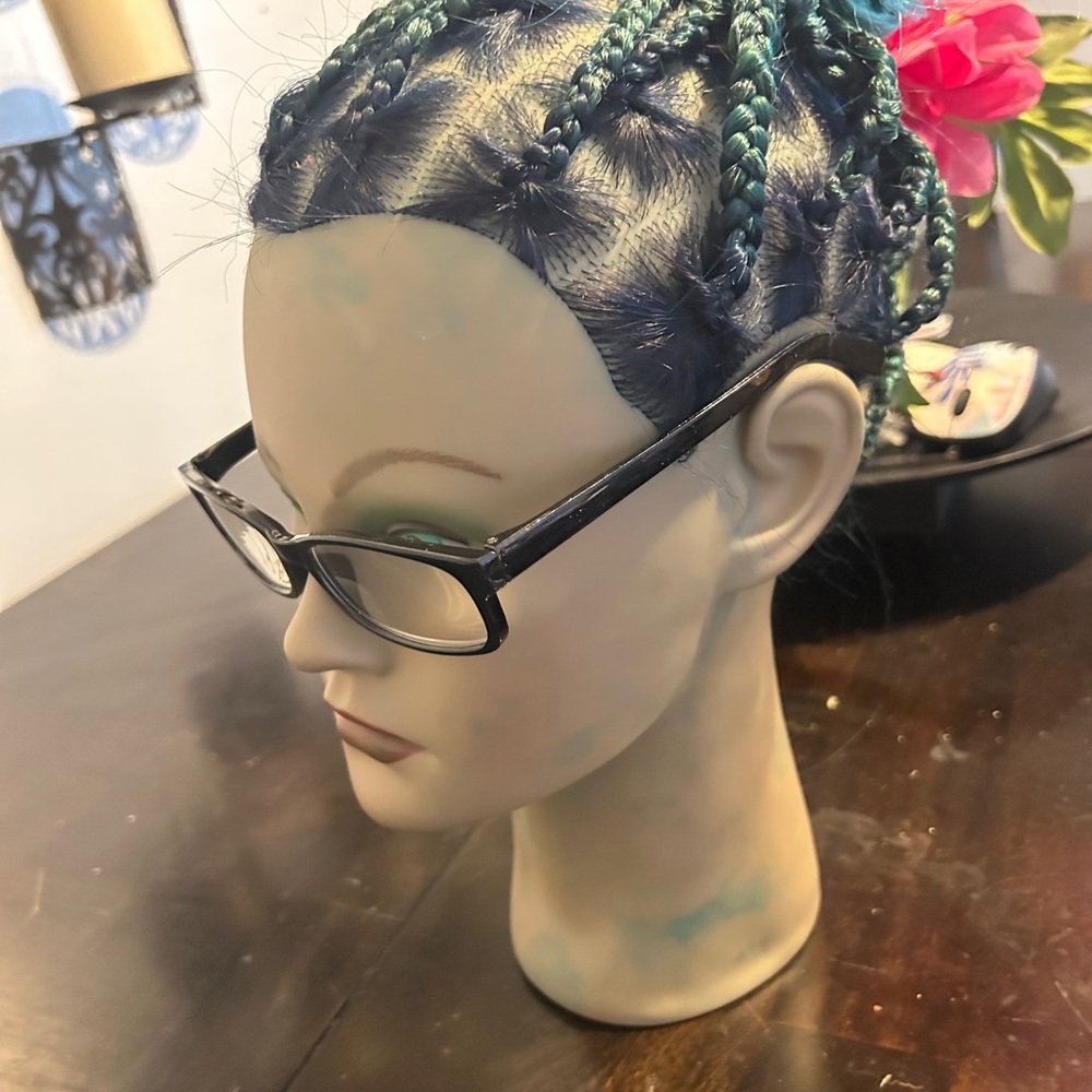 Black Rectangular Glasses Readers 3.25 Unisex - image 3